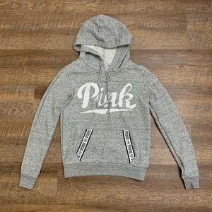 PINK Victoria’s Secret | Quarter-Zip Grey Hoodie